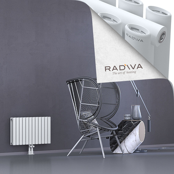 Tano Aluminium Radiator 400x688 White Bottom Middle 50mm