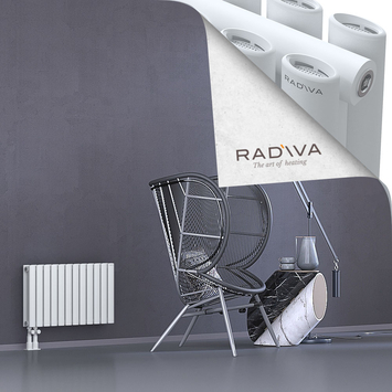 Tano Aluminium Radiator 400x688 White Bottom Left 50mm