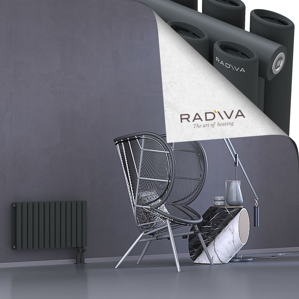 Tano Aluminium Radiator 400x746 Dark Anthracite - 3