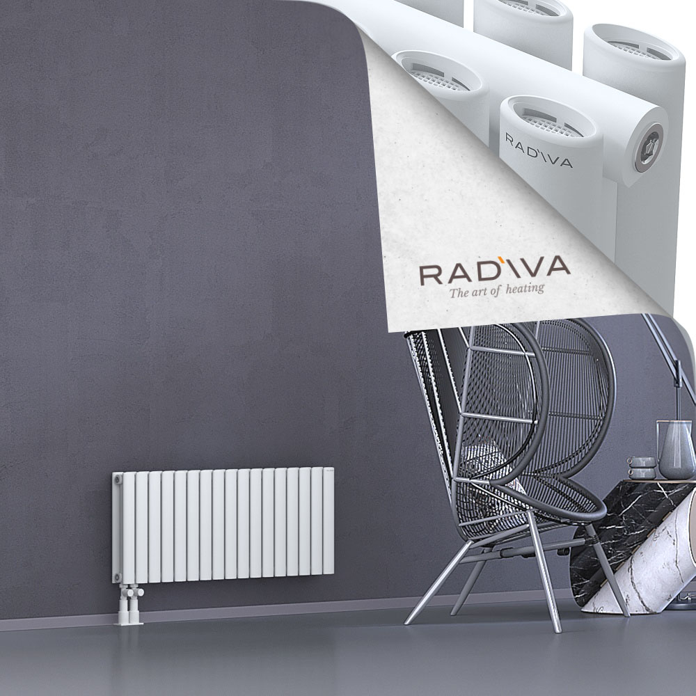 Tano Aluminium Radiator 400x978 White - 4