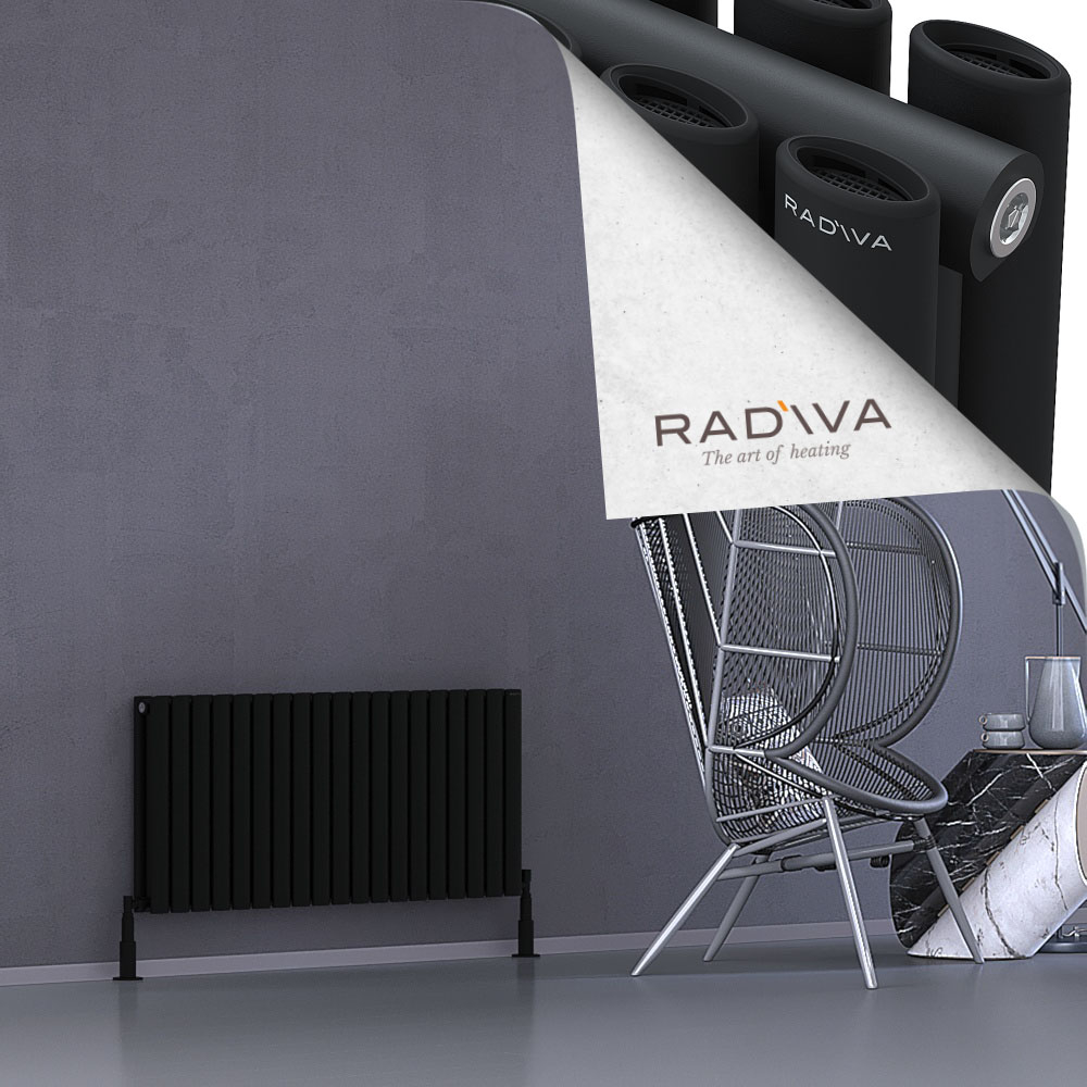 Tano Aluminium Radiator 500x1094 Black - 1
