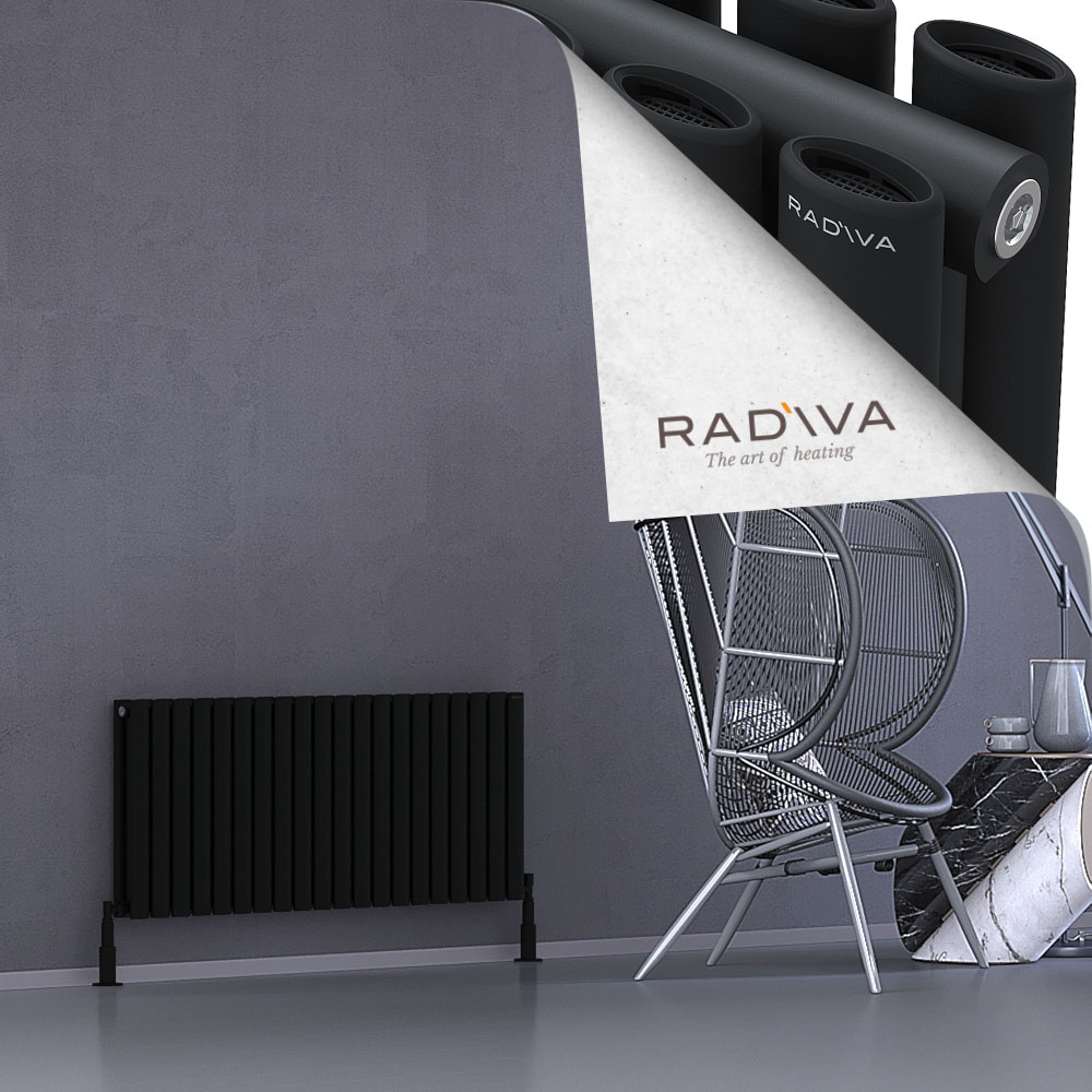 Tano Aluminium Radiator 500x1152 Black - 1