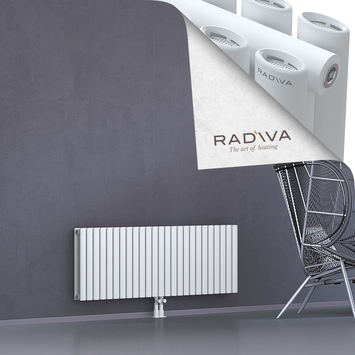 Tano Aluminium Radiator 500x1442 White Bottom Middle 50mm