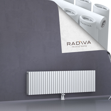 Tano Aluminium Radiator 500x1964 White Bottom Middle 50mm