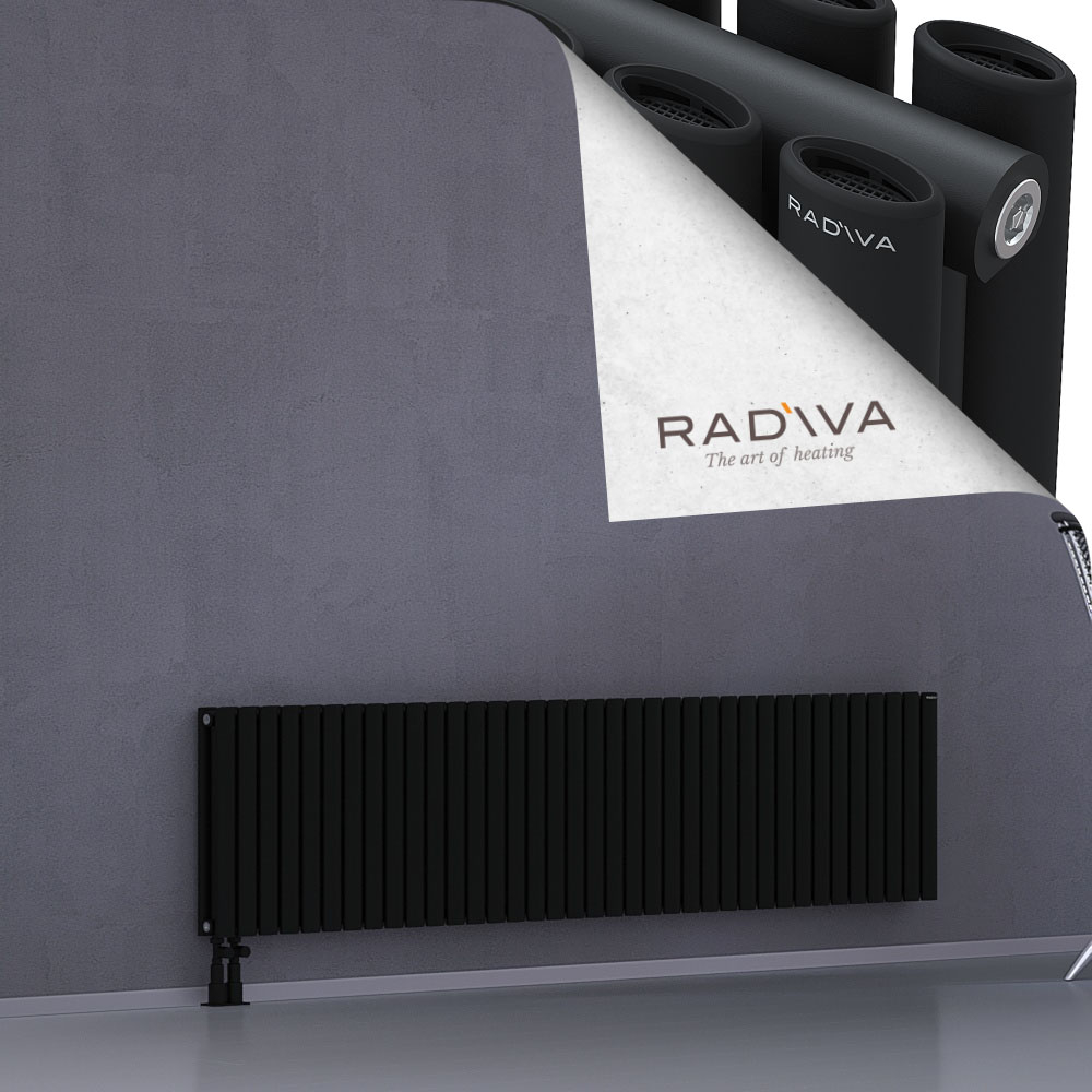 Tano Aluminium Radiator 500x2138 Black - 4