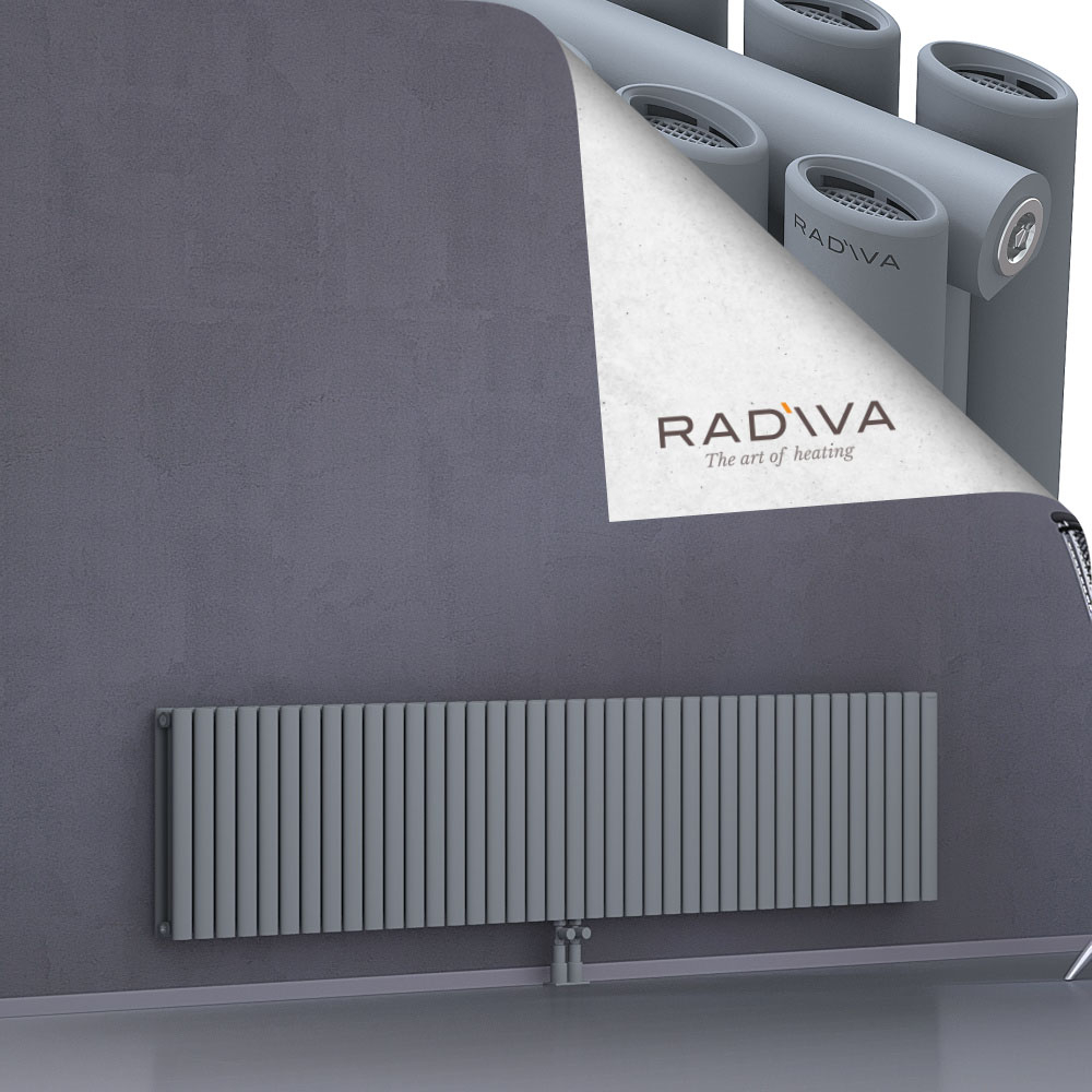 Tano Aluminium Radiator 500x2254 Grey - 2