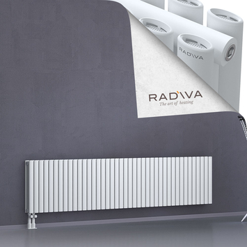 Tano Aluminium Radiator 500x2370 White Bottom Left 50mm