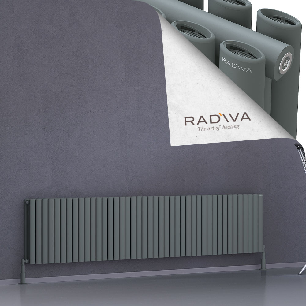 Tano Aluminium Radiator 500x2428 Anthracite - 1