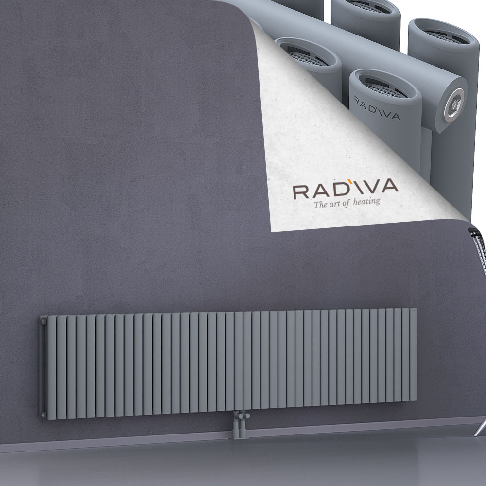 Tano Aluminium Radiator 500x2428 Grey - 2