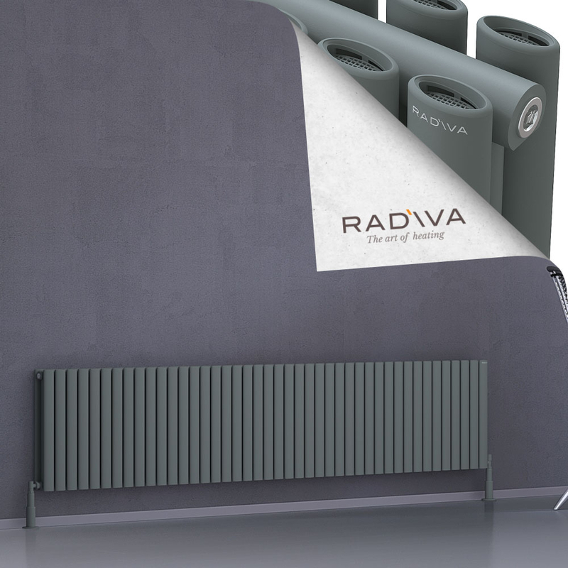 Tano Aluminium Radiator 500x2486 Anthracite 
