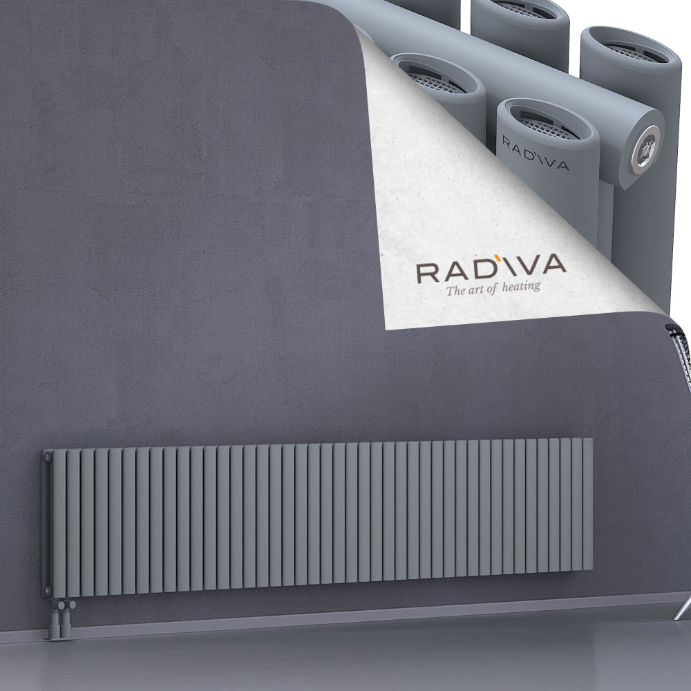 Tano Aluminium Radiator 500x2486 Grey - 4