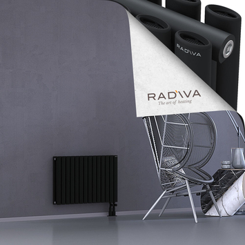 Tano Aluminium Radiator 500x804 Black Bottom Right 50mm