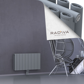 Tano Aluminium Radiator 500x978 Grey Bottom Middle 50mm