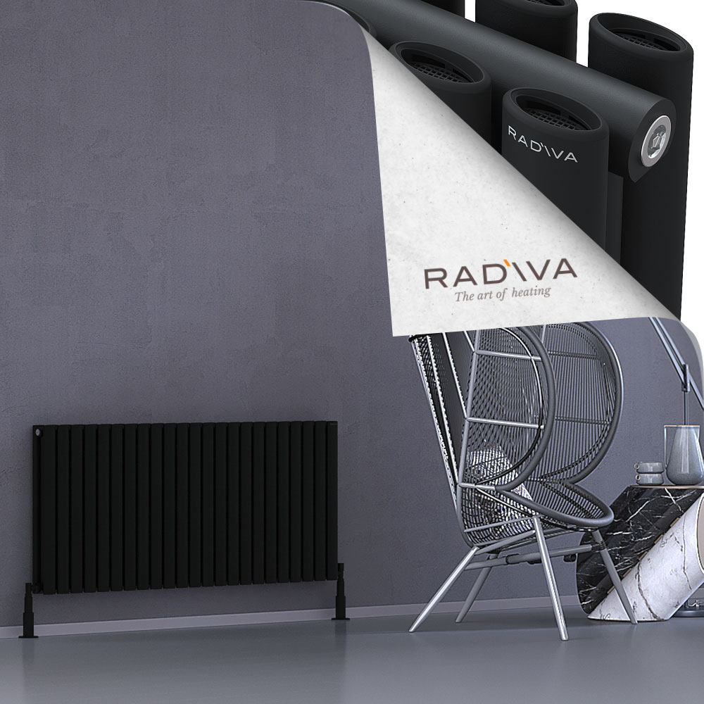 Tano Aluminium Radiator 600x1326 Black - 1