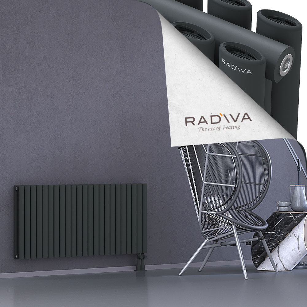 Tano Aluminium Radiator 600x1326 Dark Anthracite - 3