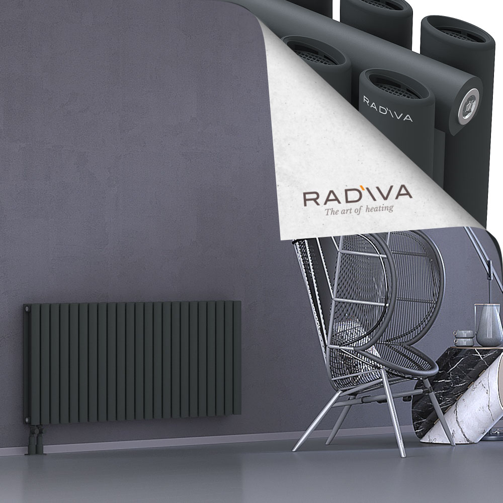 Tano Aluminium Radiator 600x1326 Dark Anthracite - 4