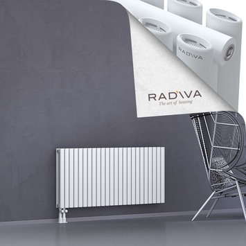 Tano Aluminium Radiator 600x1384 White Bottom Left 50mm