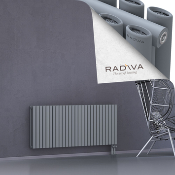 Tano Aluminium Radiator 600x1558 Grey Bottom Right 50mm
