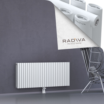 Tano Aluminium Radiator 600x1616 White Bottom Middle 50mm