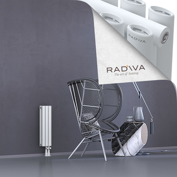 Tano Aluminium Radiator 600x166 White Bottom Right 50mm