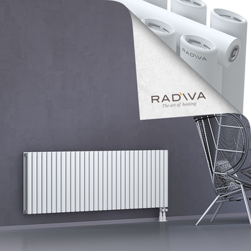Tano Aluminium Radiator 600x1790 White Bottom Right 50mm