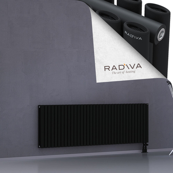 Tano Aluminium Radiator 600x2022 Black Bottom Right 50mm