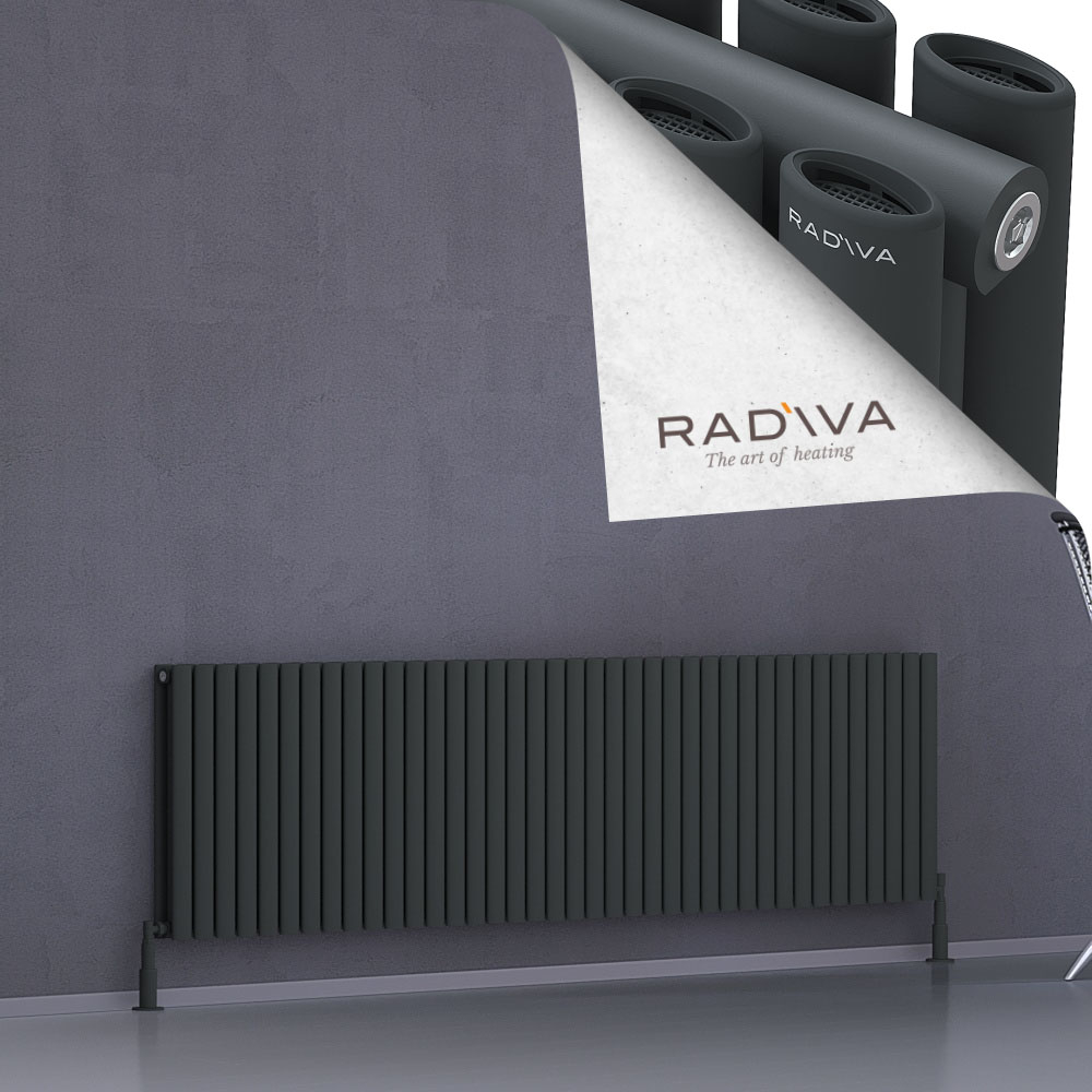 Tano Aluminium Radiator 600x2254 Dark Anthracite - 1