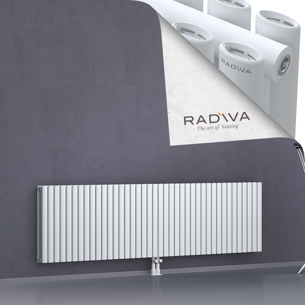 Tano Aluminium Radiator 600x2312 White - 2