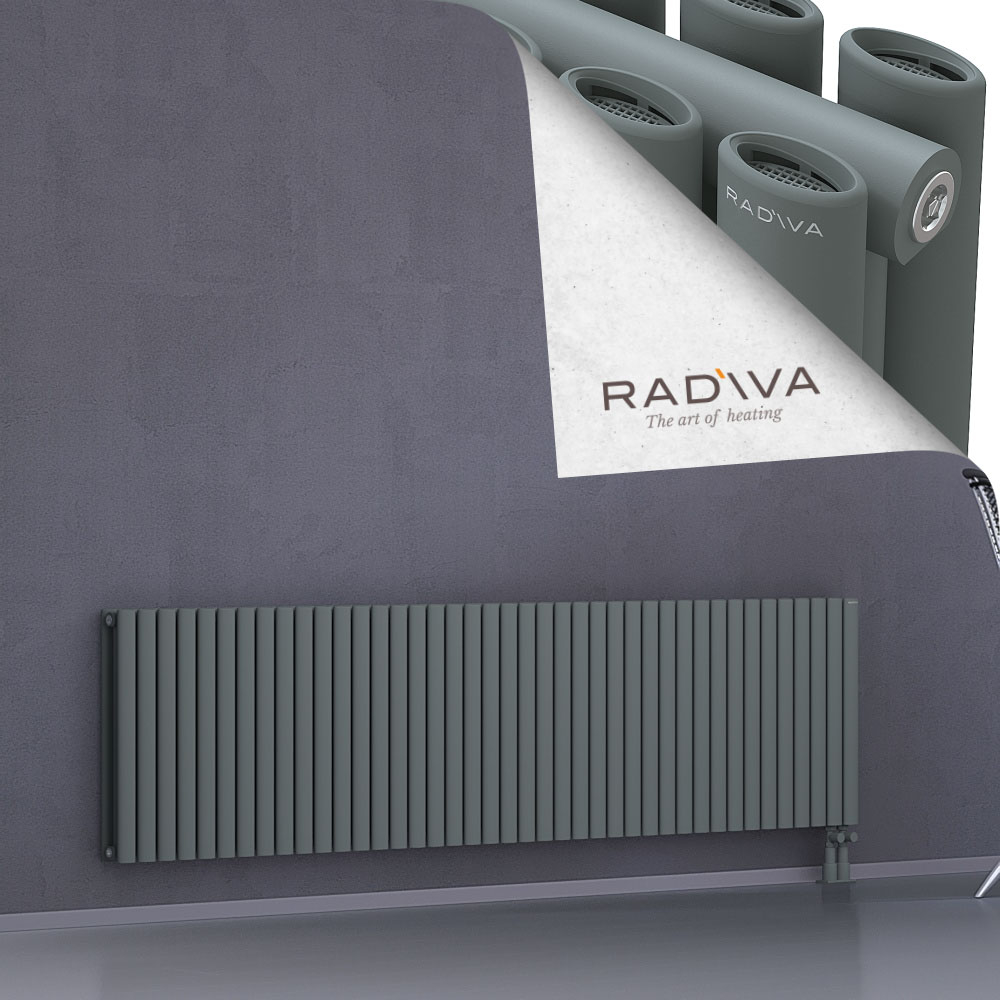 Tano Aluminium Radiator 600x2370 Anthracite - 3
