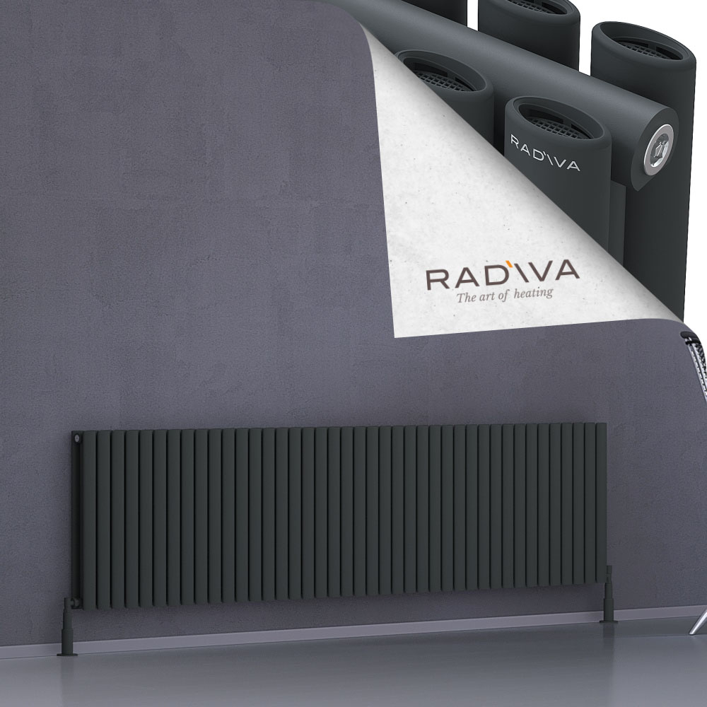 Tano Aluminium Radiator 600x2370 Dark Anthracite - 1