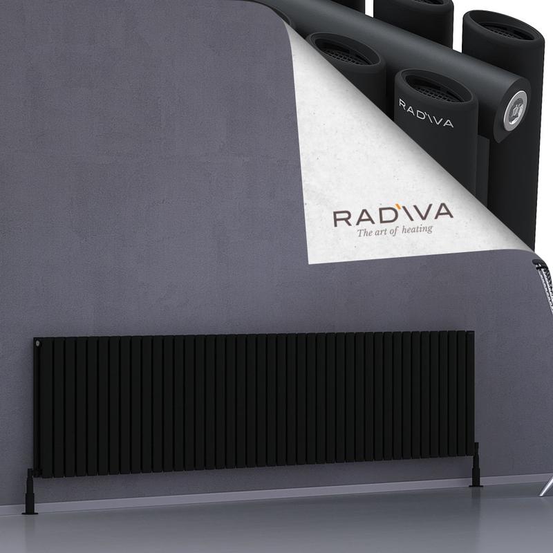 Tano Aluminium Radiator 600x2486 Black 