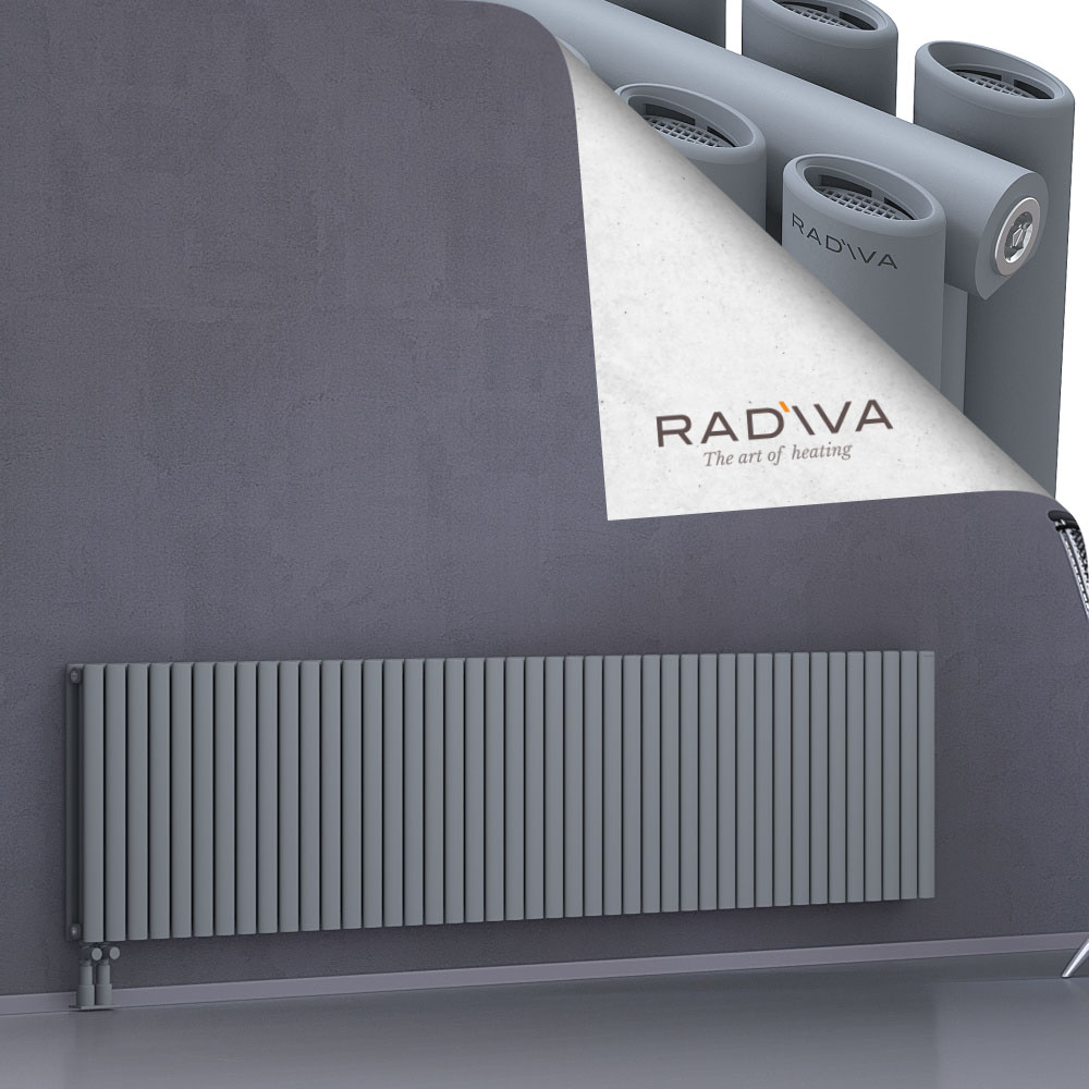 Tano Aluminium Radiator 600x2486 Grey - 4