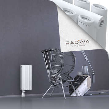 Tano Aluminium Radiator 600x282 White Bottom Left 50mm