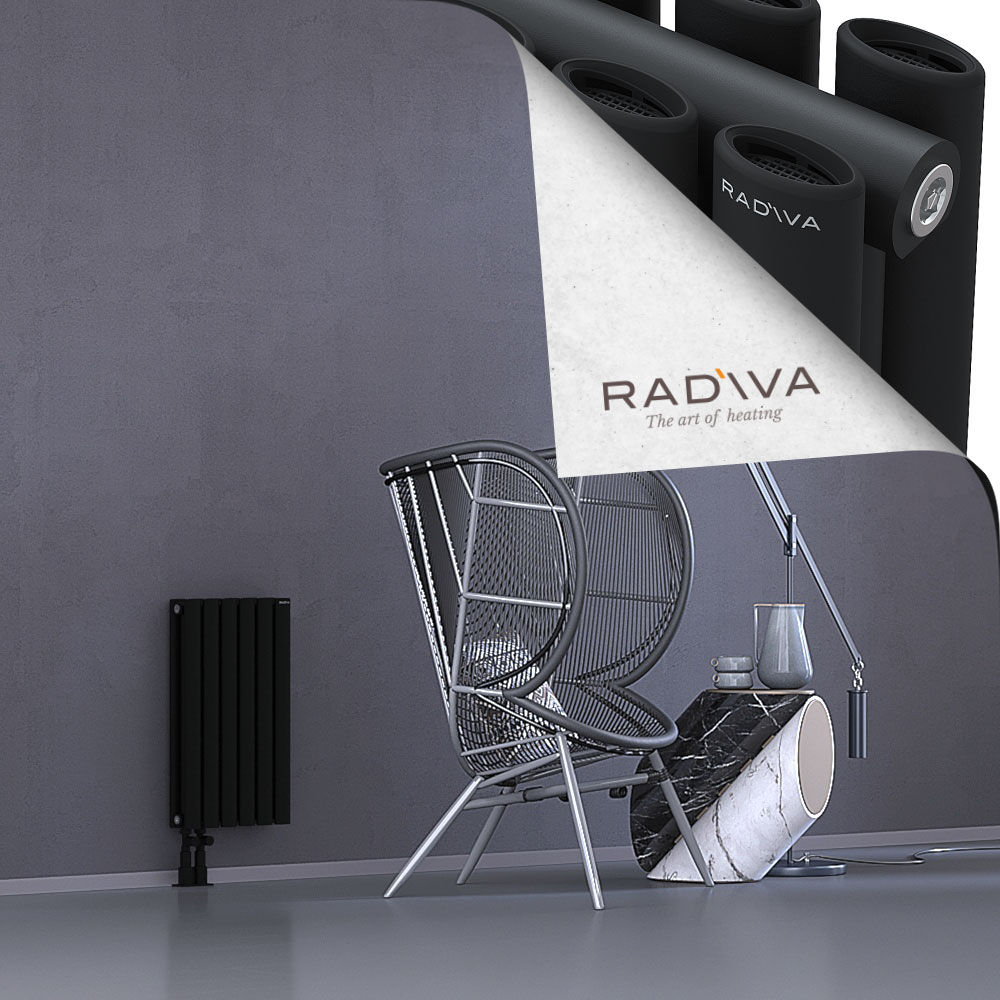 Tano Aluminium Radiator 600x340 Black - 4