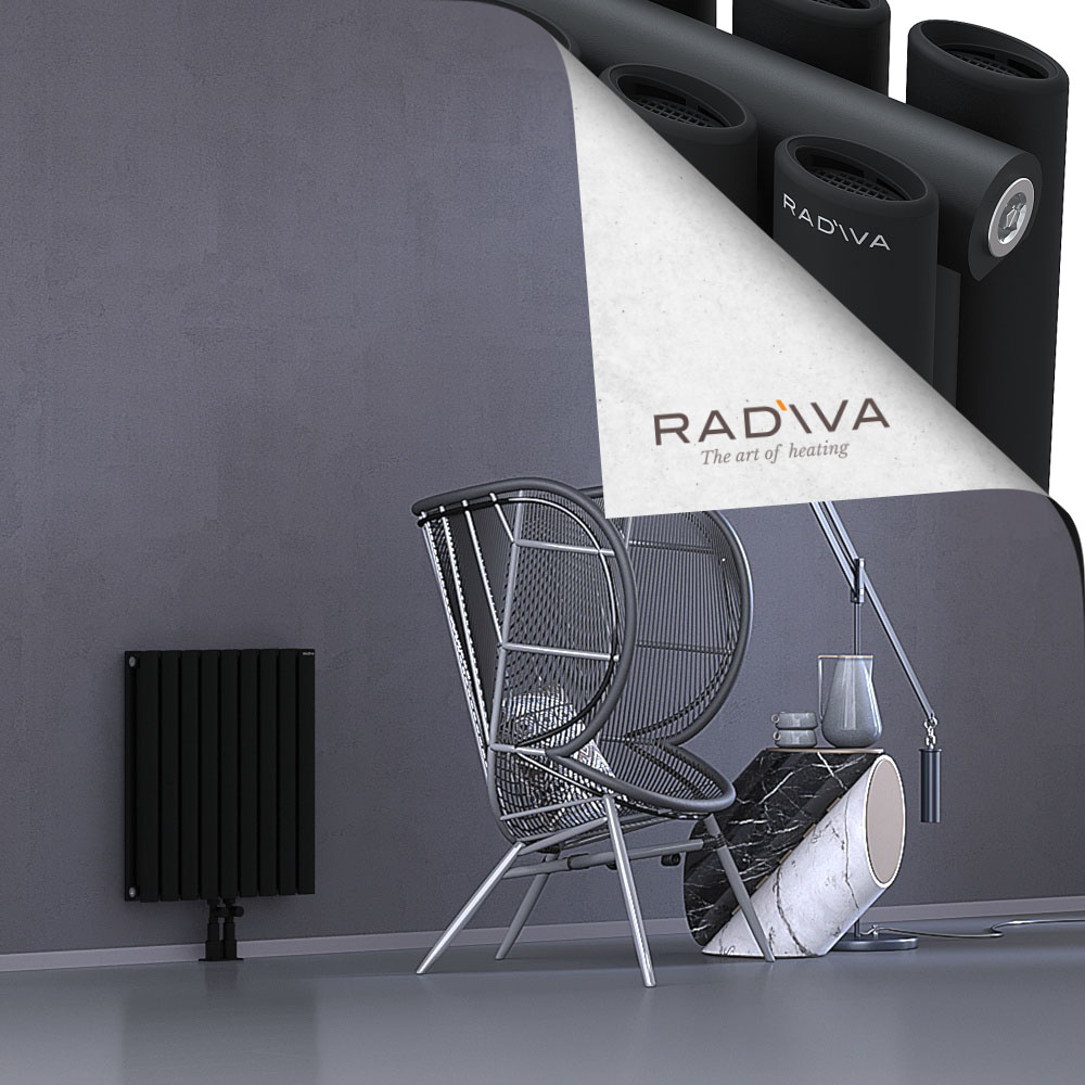 Tano Aluminium Radiator 600x514 Black - 2