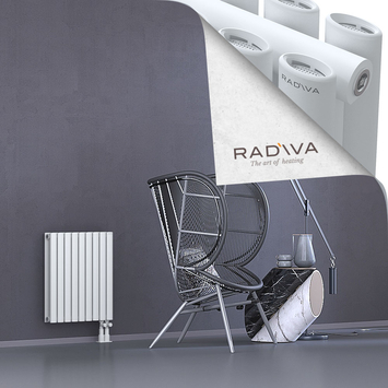 Tano Aluminium Radiator 600x514 White Bottom Right 50mm