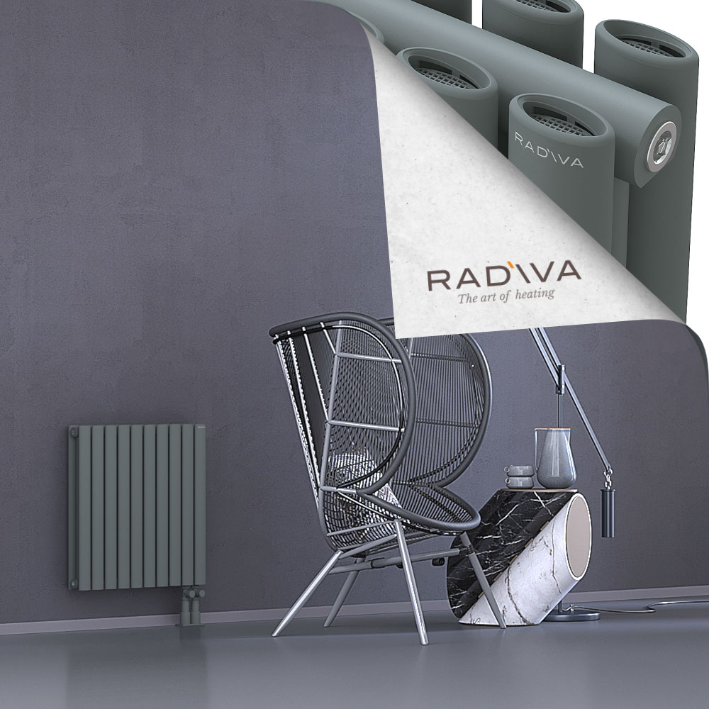 Tano Aluminium Radiator 600x572 Anthracite - 3