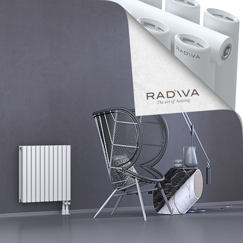 Tano Aluminium Radiator 600x630 White Bottom Right 50mm