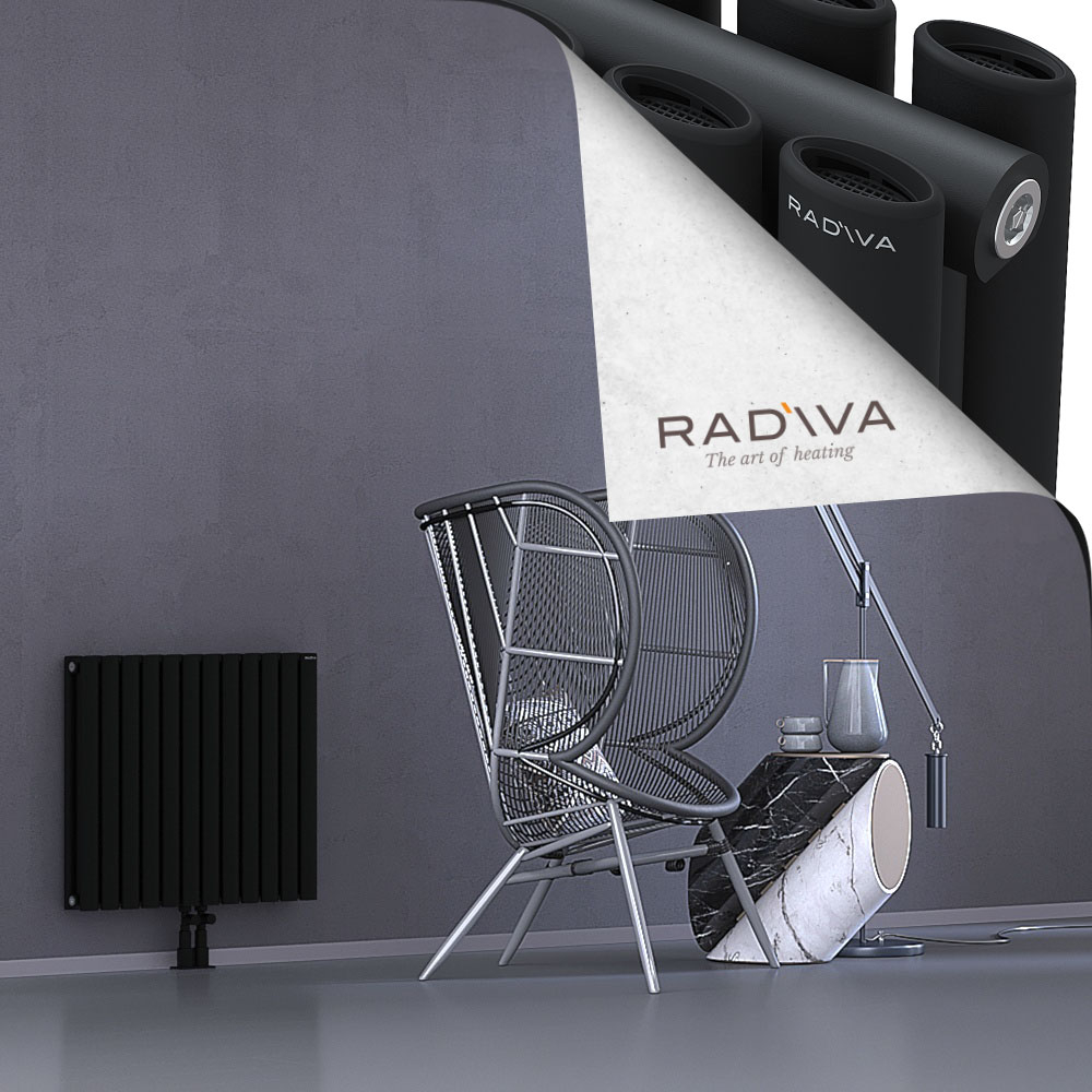 Tano Aluminium Radiator 600x688 Black - 2