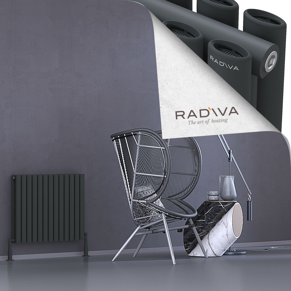 Tano Aluminium Radiator 600x746 Dark Anthracite - 1