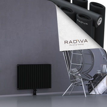 Tano Aluminium Radiator 600x978 Black Bottom Middle 50mm