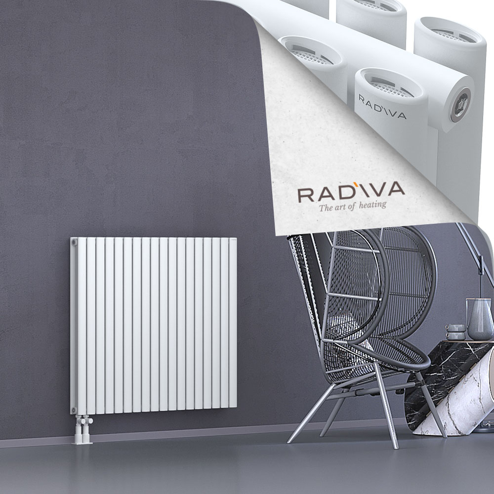 Tano Aluminium Radiator 900x1036 White - 4