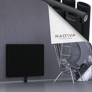 Tano Aluminium Radiator 900x1268 Black Bottom Middle 50mm