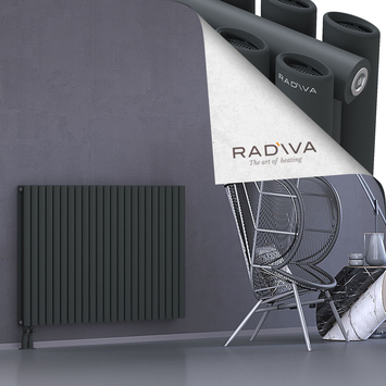 Tano Aluminium Radiator 900x1326 Dark Anthracite Bottom Left 50mm