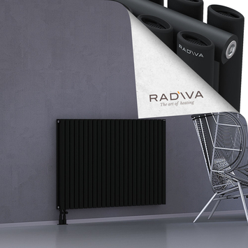 Tano Aluminium Radiator 900x1384 Black Bottom Left 50mm