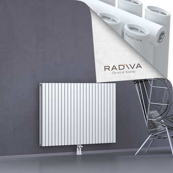 Tano Aluminium Radiator 900x1384 White Bottom Middle 50mm