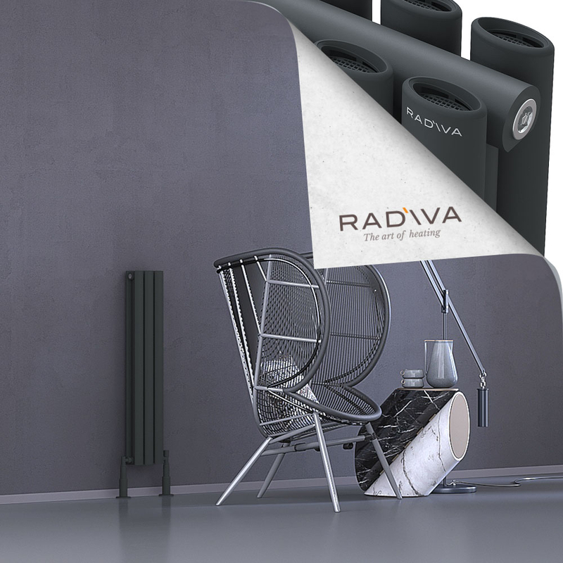 Tano Aluminium Radiator 900x166 Dark Anthracite 