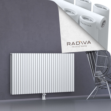 Tano Aluminium Radiator 900x1790 White Bottom Middle 50mm