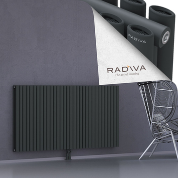 Tano Aluminium Radiator 900x1848 Dark Anthracite Bottom Middle 50mm