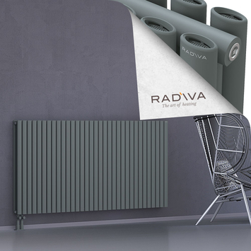 Tano Aluminium Radiator 900x1906 Anthracite Bottom Left 50mm